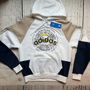 NWT Adidas Color Block Graphic Hoodie